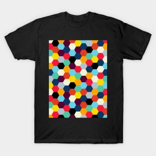 Mid Century French Tiles | Retro Bohemian Pattern T-Shirt